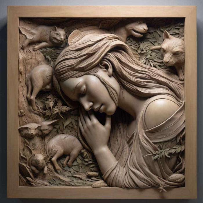 نموذج ثلاثي الأبعاد لآلة CNC 3D Art 